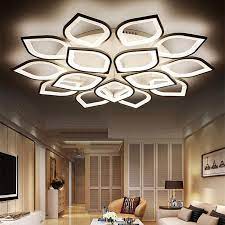 Lámparas para techos de sala. Compre Nuevas Luces De Techo Modernas Modernas De Acrilico Led Para Sala De Estar Dormitorio Plafond Led Iluminacion De Hogar Lampara De Techo Para Vestibulo De Dormitorio A 111 97 Del Meerosee11