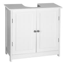 Woltu Meuble Sous Lavabo Meuble De Salle De Bain En Bois Meuble De Rangement Armoire De Salle De Bain Blanc Achat Vente Meuble Vasque Plan Woltu Meuble De Salle De Bain