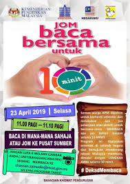 Program jom baca 10 minit. Jom Baca Bersama Untuk 10 Minit Kolej Tingkatan 6 Bandar Utama