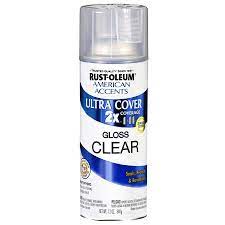 Rust Oleum 12 Oz Clear Gloss Spray Paint In The Spray Paint Department At Lowes Com