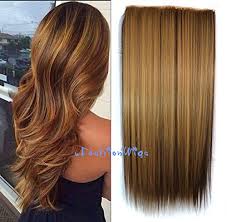 Ombre hair extension is different from the traditional ones and it intends to cover more than one color. Honey Blonde Highlight Dark Brown Two Colors Balayage Ombre Hair Extensions Synthetic Hair Clips In Extensions Uf228 Buy Online In Sweden At Desertcart Productid 15547591
