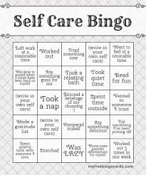 Often times, children don't want to talk face to face with a parent or therapist. Self Care Bingo
