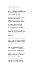 En sus pensamientos ricas de leer y en el descanso, así no quede para rato. Poemas Dia Del Idioma Don Quijote Idiomas