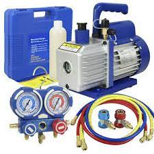 For air conditioners, in particular, the vacuum pump in the outdoor unit is a part that measures if this air conditioner is going to produce an efficient cooling temperature. Industrial Hvac Vacuum Pumps For Sale Ebay