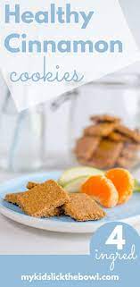 Vegan Refined Sugar Free Cinnamon Cookies Recipe Cinnamon Cookies Low Sugar Recipes Healthy Cookies