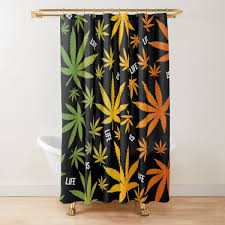 Are you tired of searching a special shower curtain for your bathroom? Stoner Shower Curtains Redbubble