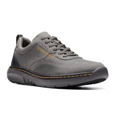 Clarks Clarkspro Lace Men's Lace-Up Boots Dark Grey Leather : 11 EE - Wide