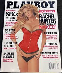 PLAYBOY Magazine April 2004 Centerfold Playmate Krista Kelly, Rachel Hunter,  50¢ | eBay