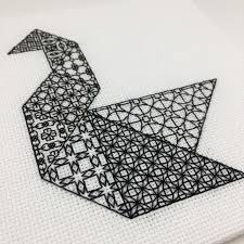 Bird Tangram Blackwork Pattern Pdf Blackwork Embroidery Etsy In 2020 Blackwork Patterns Blackwork Designs Blackwork Embroidery