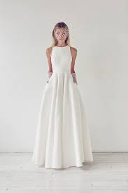 Custom Made White Simple Satin Wedding Dress Floor Length Bridal Dress Sleeveless Wedding Dres In 2020 Wedding Dresses Satin Floor Length Wedding Dress Wedding Dresses