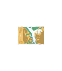 British Admiralty Nautical Chart 2629 Portsmouth Harbour Southern Part
