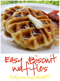 Easy Biscuit Waffles Waffle Recipes Plain Waffle Recipe Biscuits Easy