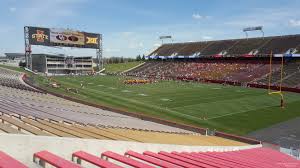 jack trice stadium section 17 rateyourseats com