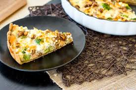 Dinkel Quiche Mit Lachs Und Brokkoli Dinkel Beeren Lachs Und Brokkoli Quiche Teig Rezept Lachs Quiche