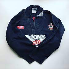 another great vintage drill top available southampton by pony for the mid 90s southampton southamptonfc thesaints drilltop trainingwear thedell foo