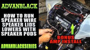How To Run Amp And Rear Speakers On Your Bagger Harley Davidson Touring Harley Davidson Touring Harley Davidson Rear Speakers
