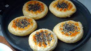 一斤面粉 一斤水 不用烤箱 做出酥的掉渣的千层火烧 food breakfast bagel