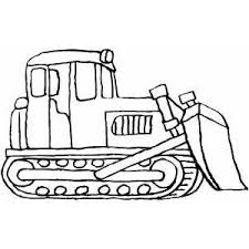 Standing Bulldozer Coloring Page Coloring Pages Coloring Pages For Boys Coloring Book Pages