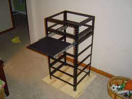 The Homemade Server Rack Project Home Tech Home Diy Rack