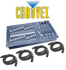 Chauvet Dj Stage Designer 50 Lighting 48 Channel Dmx 512 Controller With 4 Dmx Cables
