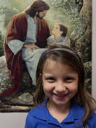 Congratulations to our student of the day 8.26.25. She was nominated for  helping a younger student clean up a water spill in the hallway.  #faithrespecthonor💙