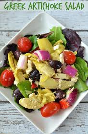 Greek Artichoke Salad Recipe Artichoke Salad Artichoke Recipes Artichoke Salad Recipes