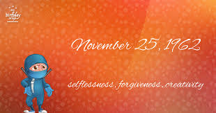 19 Fun Birthday Facts About November 25 1962 You Must Know Birthday Fun Its My Birthday Who Shares My Birthday