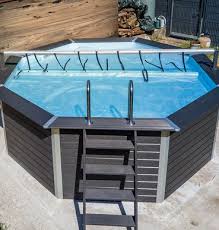 Lorsque la forme de la piscine est rectangulaire, les bords en sont arrondis. Structure Piscine Composite Opera 4 00 H1 20m Liner Cash Piscines