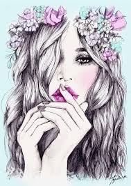 صور مرسومة بقلم الرصاص أجمل الصور المرسومة باليد بفبوف Art Girl Drawing Illustration