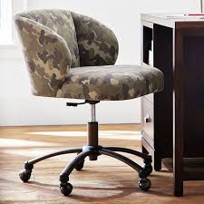 It has a low back that keeps your posture straight the stand up desk store active sitting chair looks simple, but it will keep you active while you sit. Northfield Camo Wingback Desk Chair Pottery Barn Teen