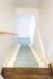 The glossy look of basement flooring would be so special for any house. How To Paint Basement Stairs The Weathered Fox