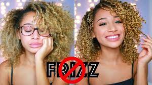 How can i tame my frizz? How To Get Rid Of Frizzy Curly Hair Youtube