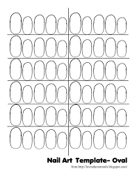 Nail Art Template Oval By Dgamm562 Printable Nail Art Templates Printable Nail Art Art Template