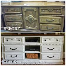 My Television Console Furniture Makeover Dresser Tv Stand Dresser With Tv