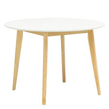 Shop for white dining tables in dining tables. Arthur Round Dining Table 1 05m White Dining Room Furniture Dining Tables Round Modern Furniture