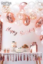 The perfect decoration for birthdays, weddings or just for home! 54 Best Pick Mix Rose Gold Party Theme Ideas Rose Gold Party Gold Party Rose Gold Party Theme