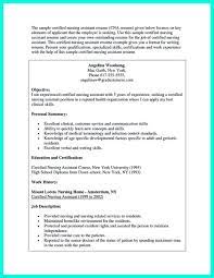 Nice Impress The Employer With Great Certified Nursing Assistant Resume Check More At Http Snefci Org Resume Examples Resume Skills Cover Letter For Resume