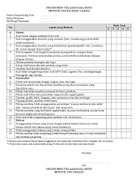 Soal bahasa indonesia kelas 5 contoh soal essay. Instrumen Telaah Soal Hots Pdf
