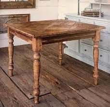 Park Hill Old Pine Parquet Topped Square Table Country Dining Tables French Country Dining Table Farmhouse Dining Table