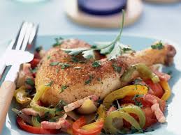 cuisse de poulet basquaise recettes recette cuisse de poulet basquaise cuisses de poulet poulet