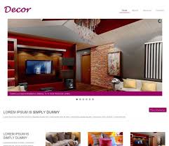 Our selection of home decor templates and themes is perfect for impressing people with amazing images arranged in a grid structure and highlighted using smooth visual effects. Decor Free Responsive Html5 Css3 Mobileweb Template Interior Design Website Mobile Website Template Interior Architect