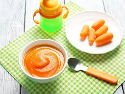 Puree De Carottes Bebe Au Thermomix Enfant Com Puree Carotte Recette Puree Bebe Aliments Pour Bebe Faits Maison