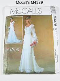 Mccalls M4379 Mccalls Wedding Dress Pattern M4379 Misses Bridal Gowns Sz 16 Wedding Dress Patterns Mccalls Wedding Dress Patterns Wedding Gown Patterns