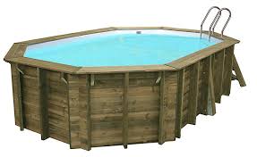 Piscine Bois Blooma Lokka 5 51 X 3 51 M Liner Bleu Bache Ete Sunbay Castorama