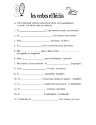 A reflexive verb consists of a reflexive pronoun and a verb. Practice With Conjugating French Reflexive Verbs By Gretchen Petrie