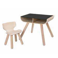 Zudem spielen die kinder in diesem alter vermehrt rollenspiele, sodass auch teddys, puppen und co. Plantoys Tisch Stuhl Set Online Kaufen Kidswoodlove