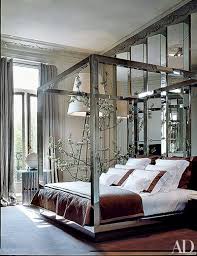 Mirrored bedroom furniture such as chests, dressers and night stands can be similar in cost to better quality regular furniture however they can be far more. Mirrored Furniture Decorating Ideas Architectural Digest