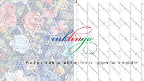 New Inklingo Shape Collection For Les Fruits De Mer All About Inklingo Blog In 2020 Printing On Fabric Millefiori Quilts English Paper Piecing