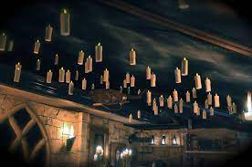 How Can You Really Have A Harry Potter Party And Not Have The Floating Candl Harry Potter Halloween Decorations Harry Potter Theme Party Harry Potter Halloween