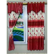 Namun umumnya warna cokelat seperti cokelat cerah dan cokelat susu dipakai untuk. Gorden Hordeng Dekorasi Ruang Tamu Import 12 Lubang Smokring Motif Purano Warna Merah Super Cantik Shopee Indonesia